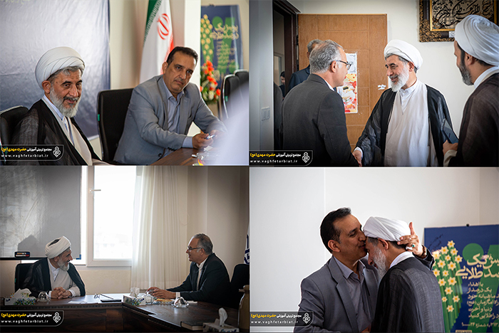 بازدید مدیران آموزش‌وپرورش ناحیه یک و پنج مشهد از مجتمع حضرت مهدی (عج)