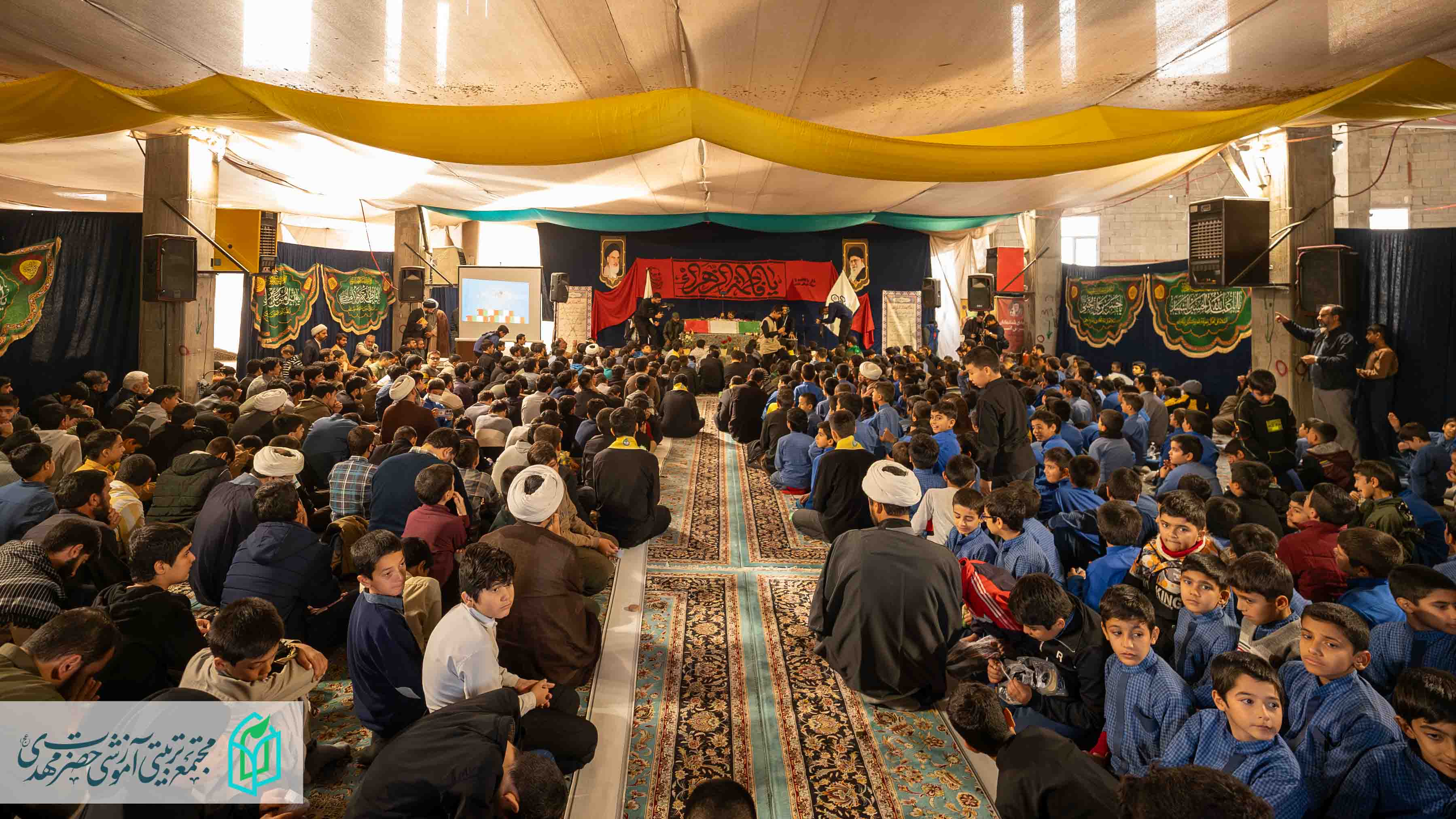 گزارش تصویری | شمیم حضور شهید گمنام در مجتمع حضرت مهدی (عج) پیچید